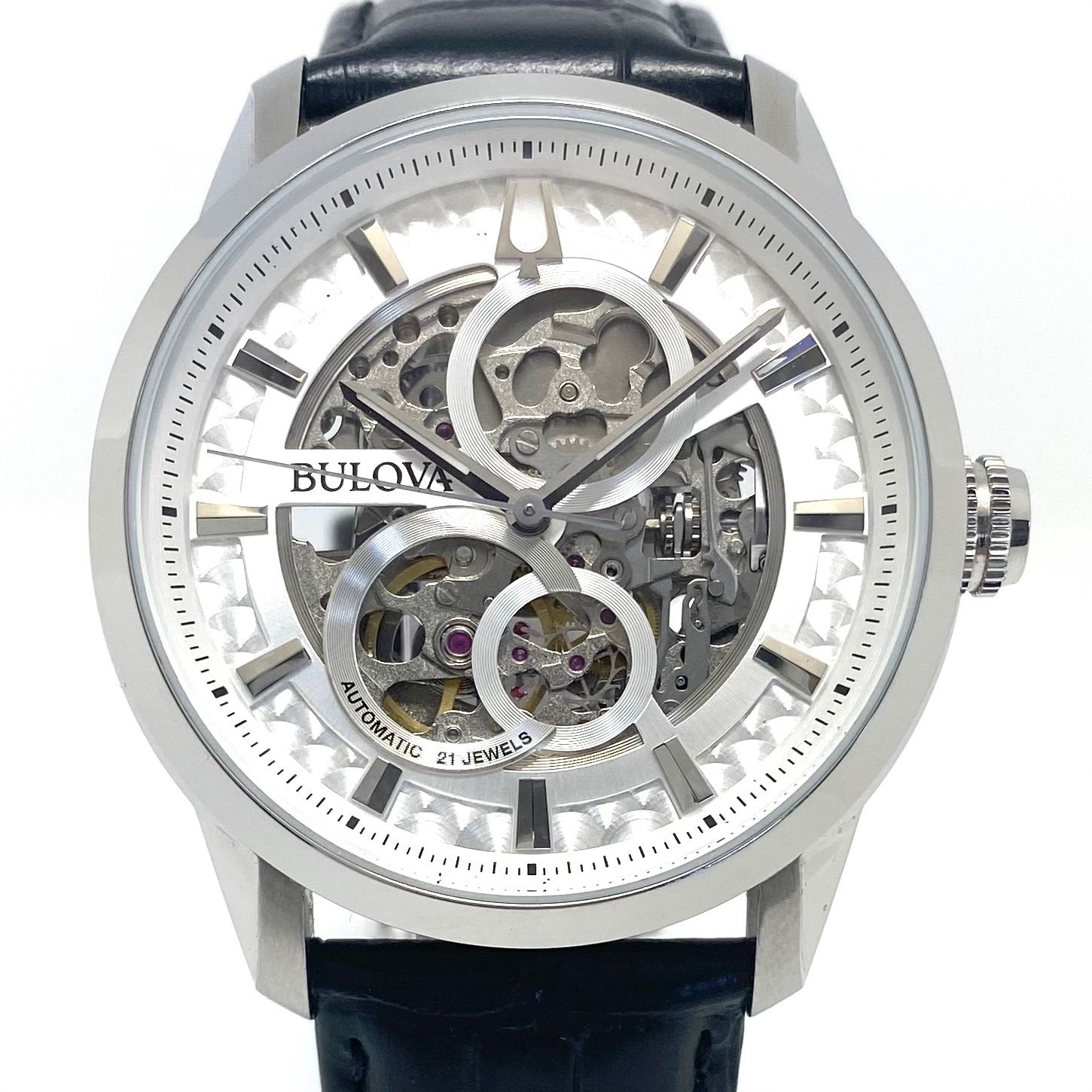 ブローバ BULOVA メンズ 腕時計 自動巻クラシックused