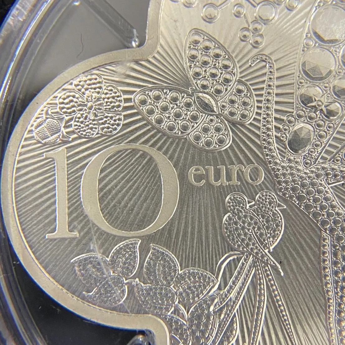 フランス 10ユーロ銀貨（ヴァンクリーフ&アーペルフレンチミント）2016