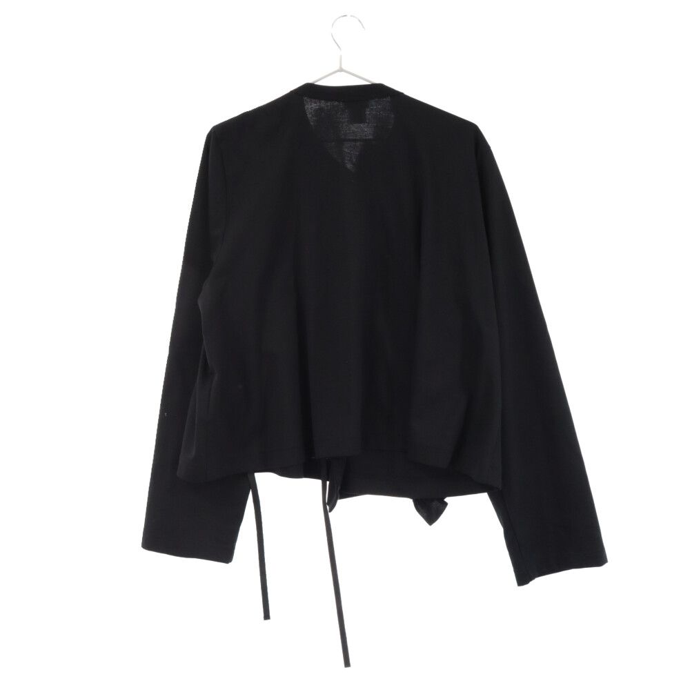 noir kei ninomiya (ノワールケイニノミヤ) ★★ ② 3D-T002 袖フリルブラウス レディース ブラック XS NOIR KEI NINOMIYA (ノワール ケイニノミヤ) 21SS ギャザーフリル
