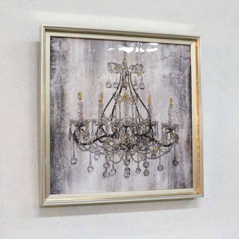 ショップ アートフレーム シャンデリア アンティーク クリスタル