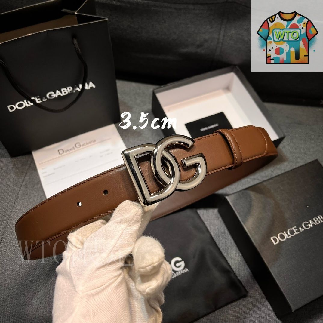 今日特価】Dolce & Gabbana ドルチェ & ガッバーナ レザーベルト