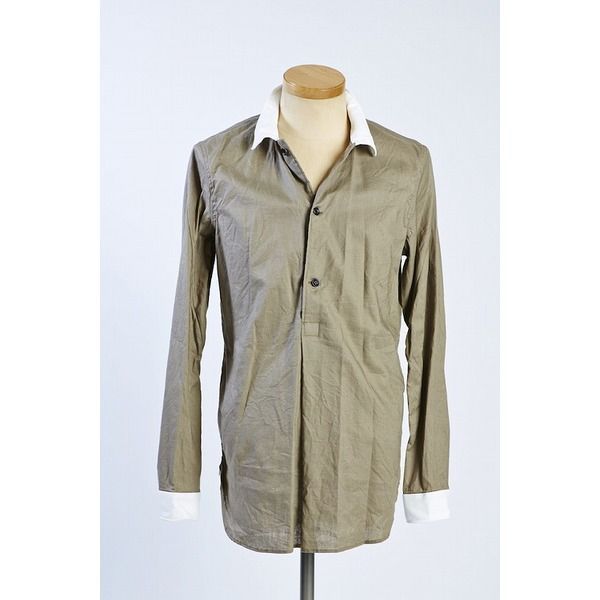 VADEL swedish pull-over shirts WHITE サイズ46〔代引不可〕 Vintage Swedish Army Pullover Long Shirt [Swedish Army] [M55] [1970s-] NOS  | beruf powered by BASE