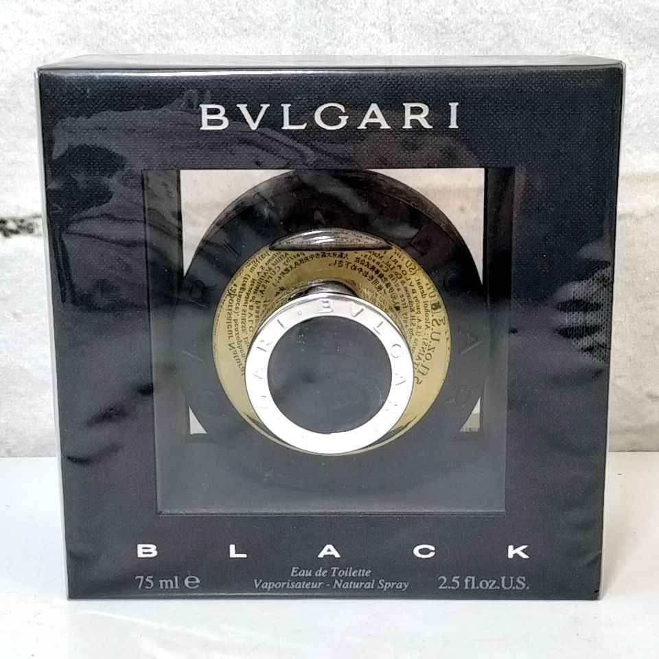 定番人気，正規品 E 21 【 BVLGARI 】 未開封 75ml BLACK ブルガリ ブラック EDT オードトワレ SP スプレー 香水 フレグランス 香水(男性用)