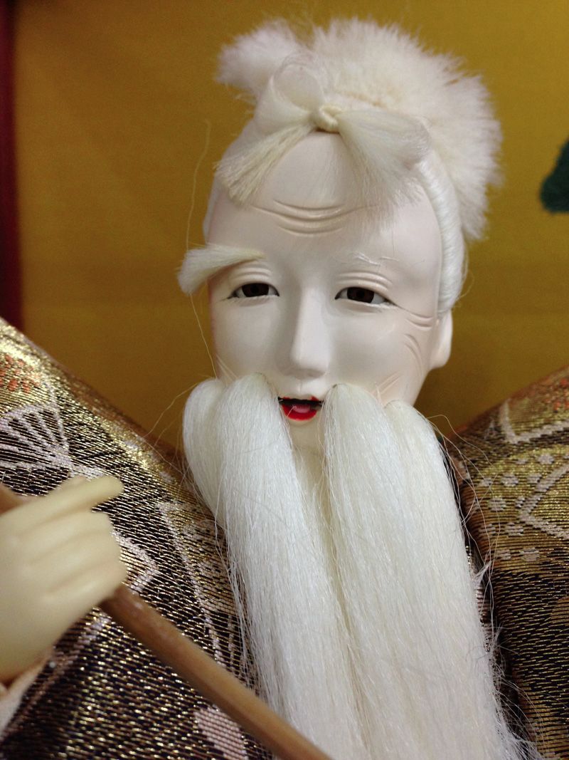 日本人形 豊玉作 連獅子/大型 ケース入り 浮世人形 極美品