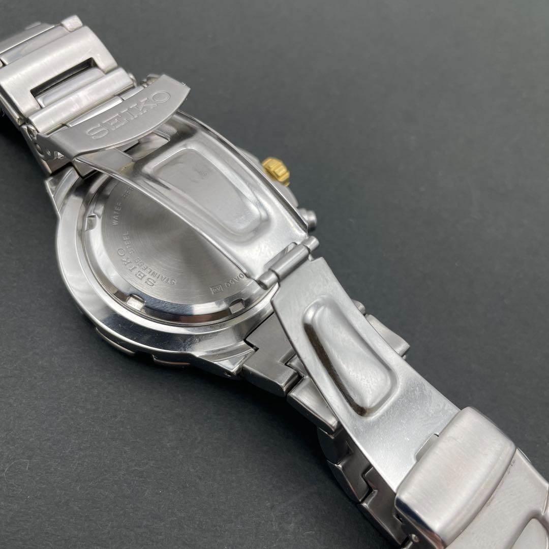 二次電池交換済】SEIKO 5M62-0A50 キネティック KINETIC