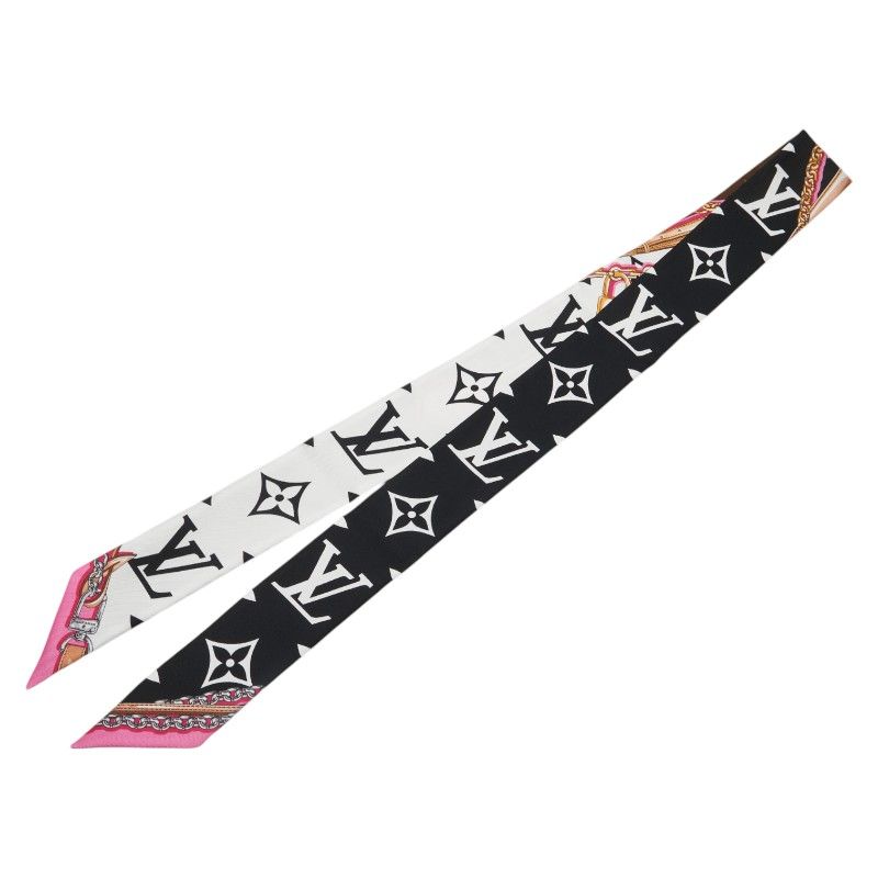 ルイ ヴィトン モノグラム バンドーBB アルティメット M76676 ブラック ブラウン マルチ シルク レディース LOUIS VUITTON 234-16149