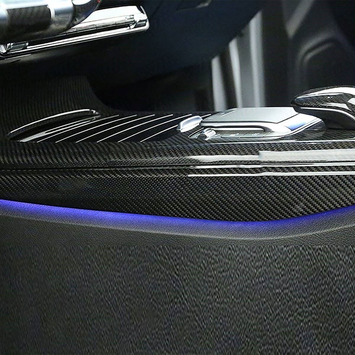 リアルカーボン製 BENZベンツ W118 C118 CLA180 CLA200d CLA250 CLA35 クーペ CLAクラス センターパネルフレーム 2点