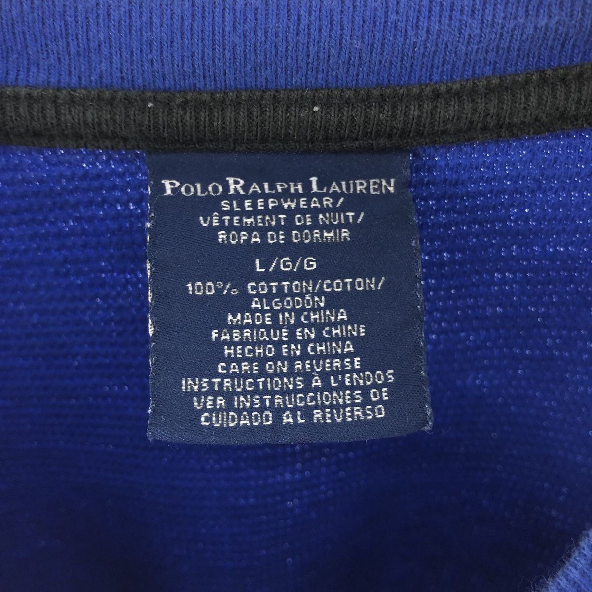 古着 ラルフローレン Ralph Lauren POLO RALPH LAUREN SLEEPWEAR サーマルロンT ワッフル メンズL相当/eaa535437
