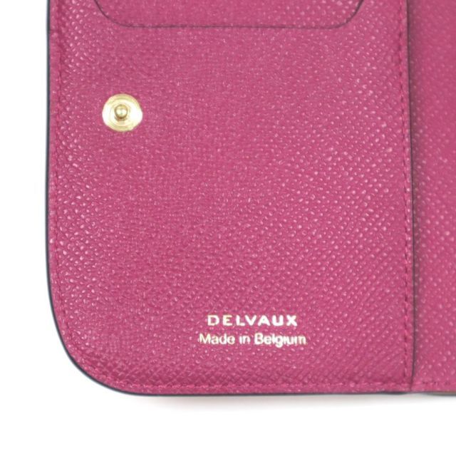 デルヴォー 二つ折り財布 レディース レッド Vagabond Compact