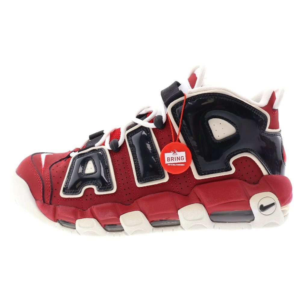 NIKE (ナイキ) AIR MORE UPTEMPO 96 エアモアアップテンポ ハイカットスニーカー レッド US10.5/28.5cm 921948-600