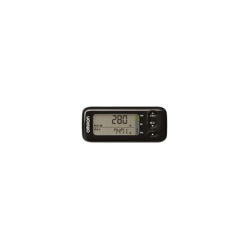 活動量計 カロリスキャン HJA-403C-BK ブラック 1