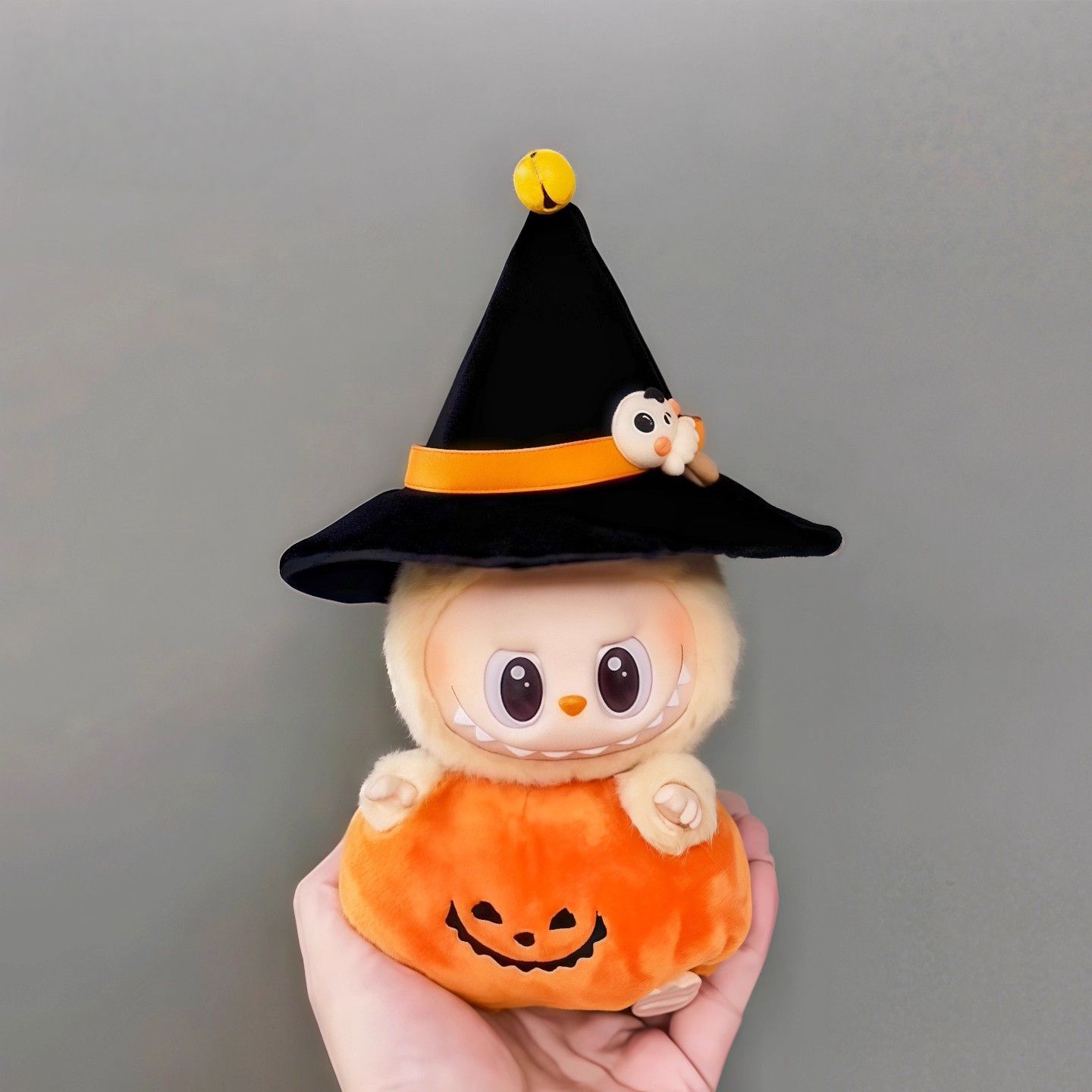 ぬいぐるみ服 labubu ラブブ ハロウィン かぼちゃ かわいい 新品