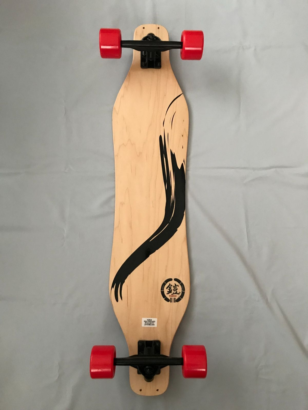 鎧 ロングスケートボード RYU38 竹デッキ 38インチ ハードフレックス
