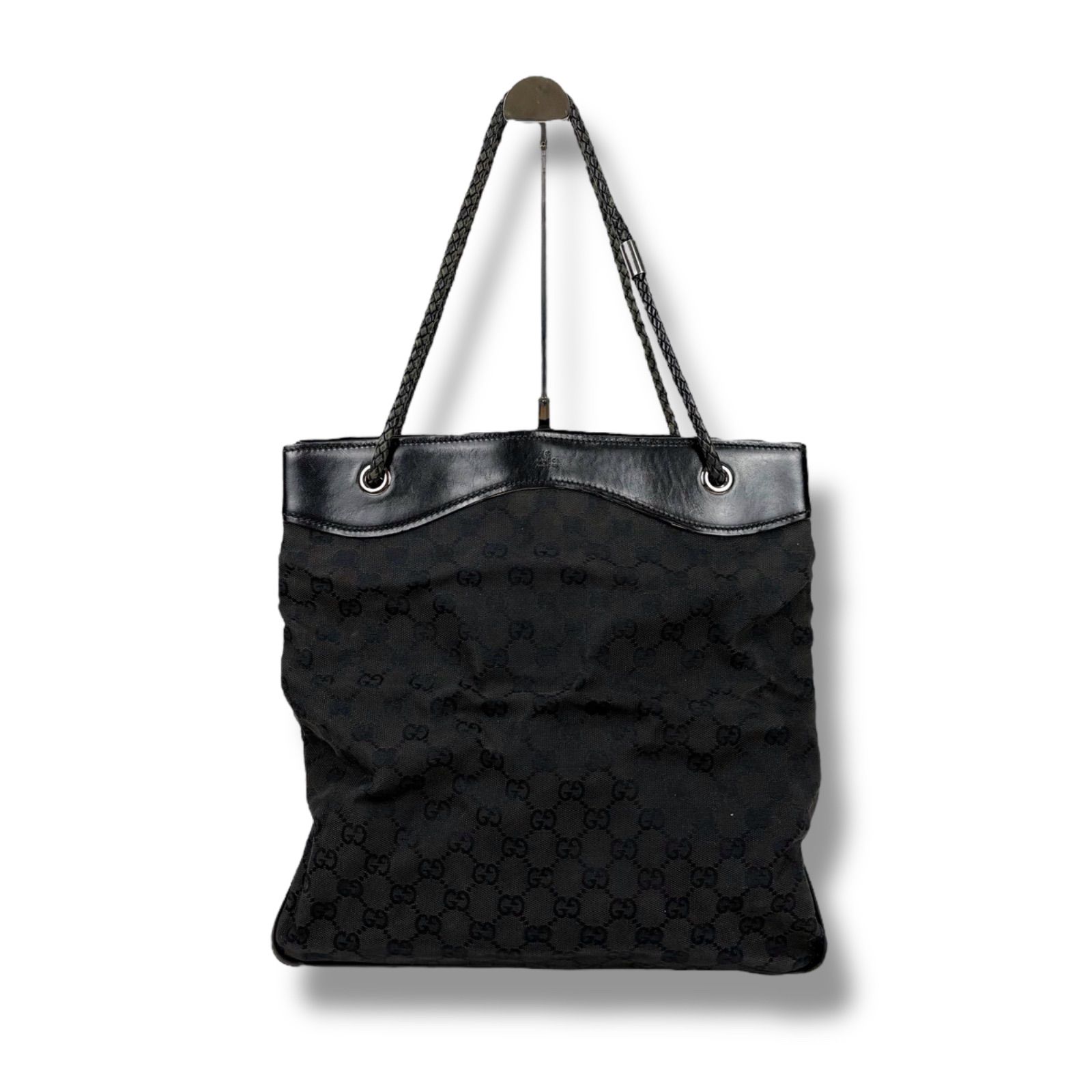 GUCCI グッチ GG ショルダーバッグ キャンバス レザー ブラック 黒色 楽天市場】【バッグ】GUCCI グッチ GGキャンバス ショルダー