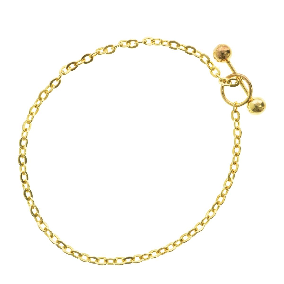 SASKIA DIEZ / サスキア ディツ】GOLD BARBELLE CHOKERネックレス 