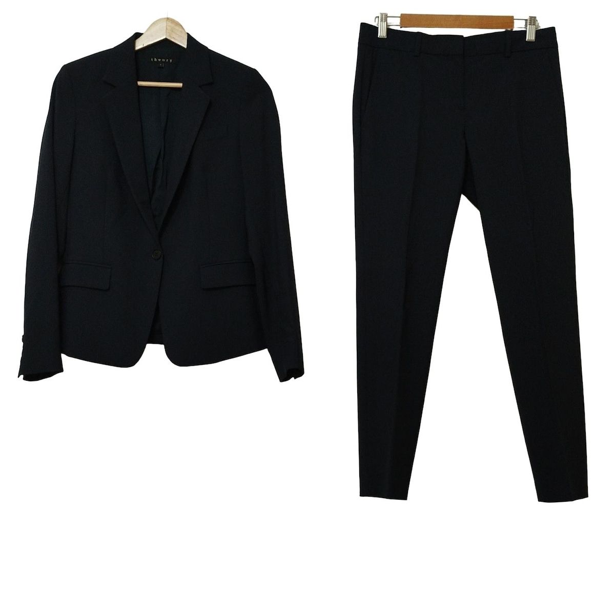 theory セオリー レディースパンツスーツ レディース - ダークネイビー