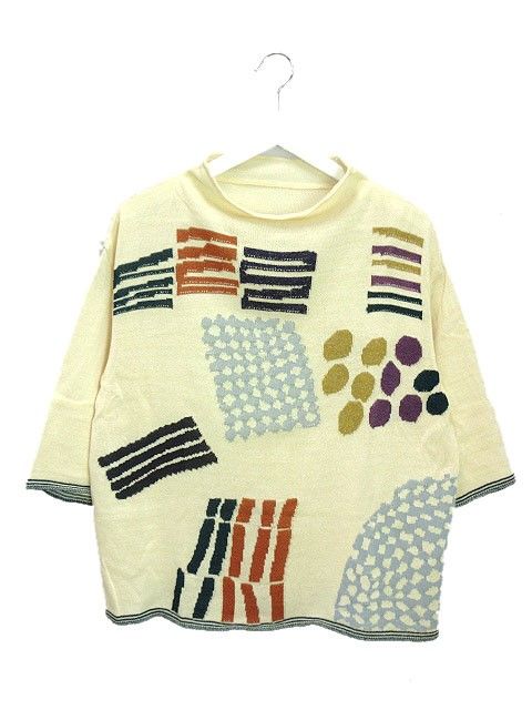 ジウ 慈雨 センソユニコ ジャガード サマーニット プルオーバー