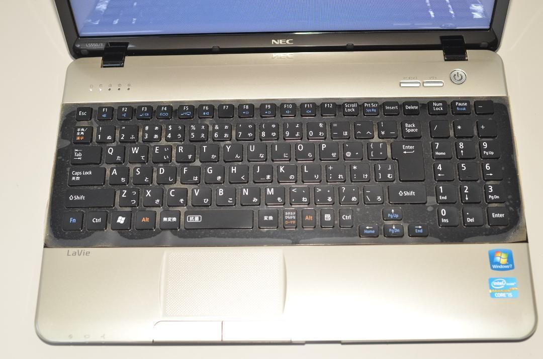 NEC LS550/F core i5-2430M/爆速SSD240GB/4GB NEC Lavie LS550/F Core i5-2430M/4GB/240GB SSD | パソコン修理