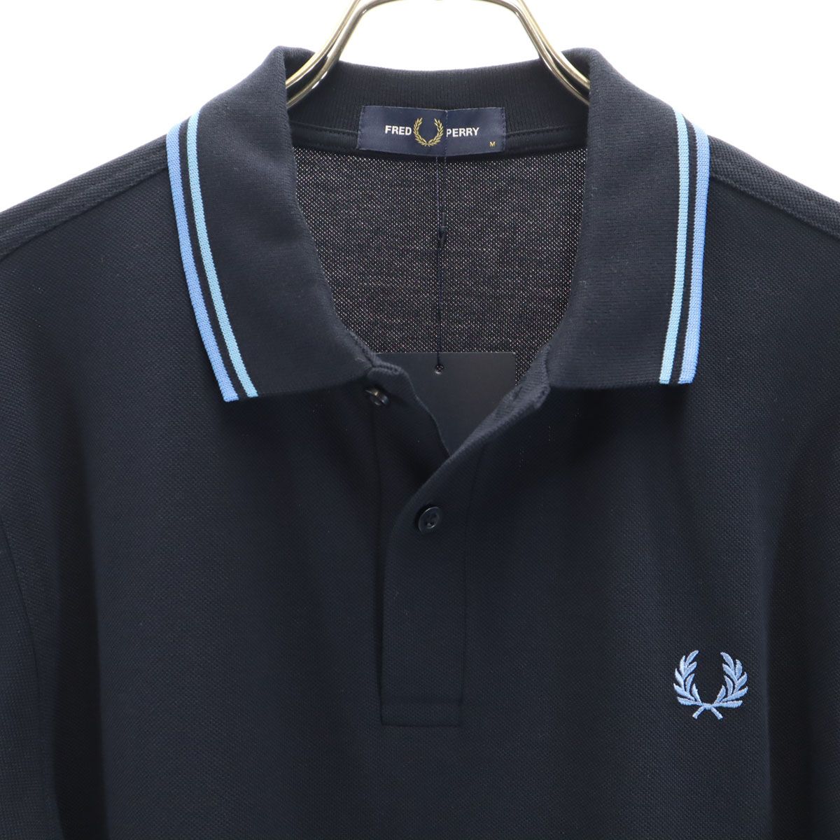 【新品未使用】フレッドペリー　ポロシャツ　ネイビー　M FRED PERRY - FRED PERRY ネイビー ポロシャツ Mサイズの通販 by