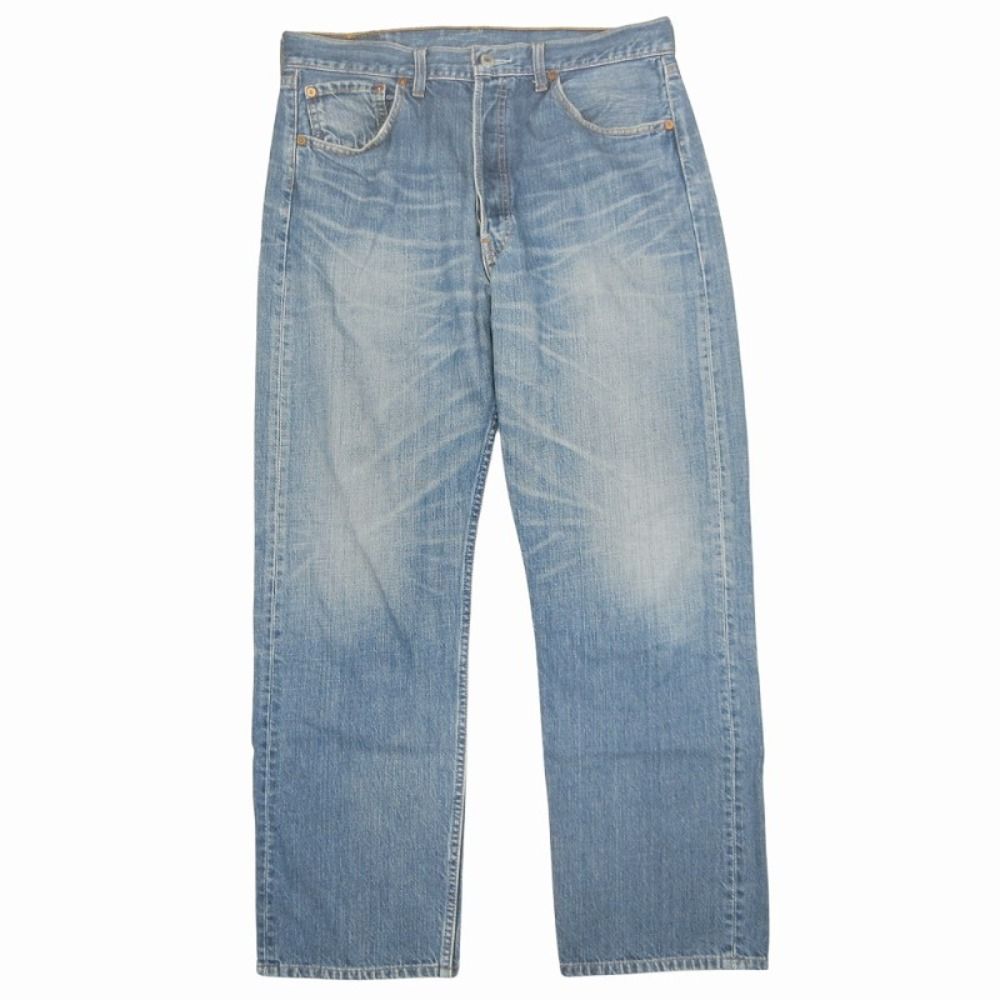 2002年製 Levi s リーバイス ヴィンテージ 501 デニム パンツ ジーンズ ジーパン Gパン ボタン裏359 W34 L32 インディゴ ブルー メンズ 古着