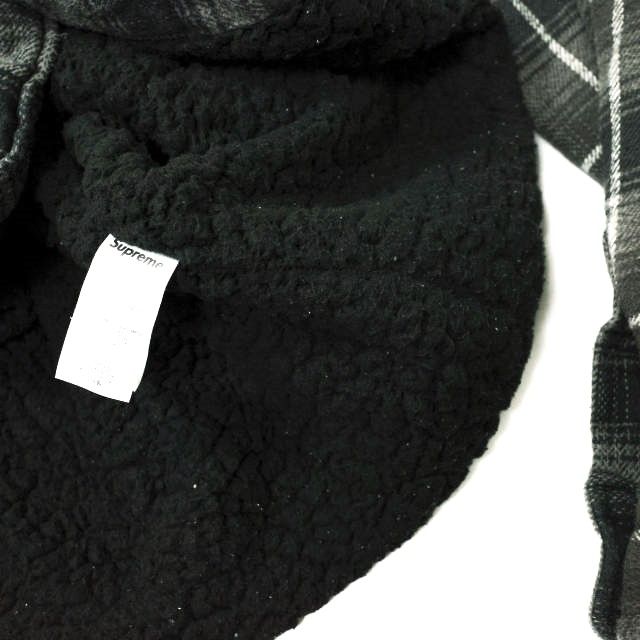 SUPREME シュプリーム 22AW Shearling Lined Flannel Shirt シアリング