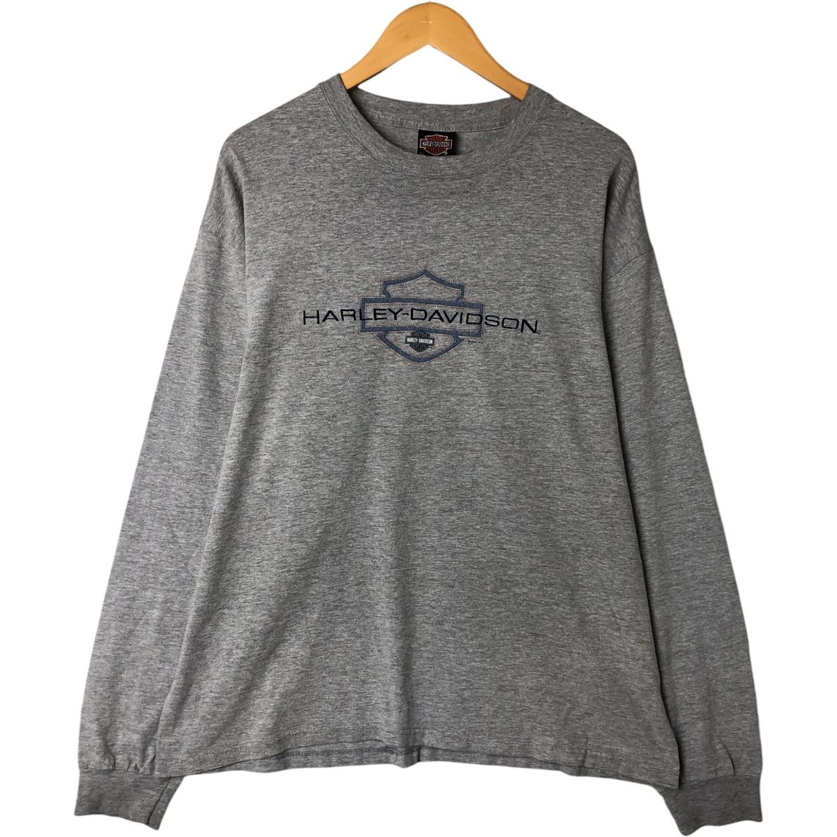 古着 00年代 ハーレーダビッドソン Harley-Davidson Hanes ヘインズ ロングTシャツ ロンT メンズXL相当|eaa542479