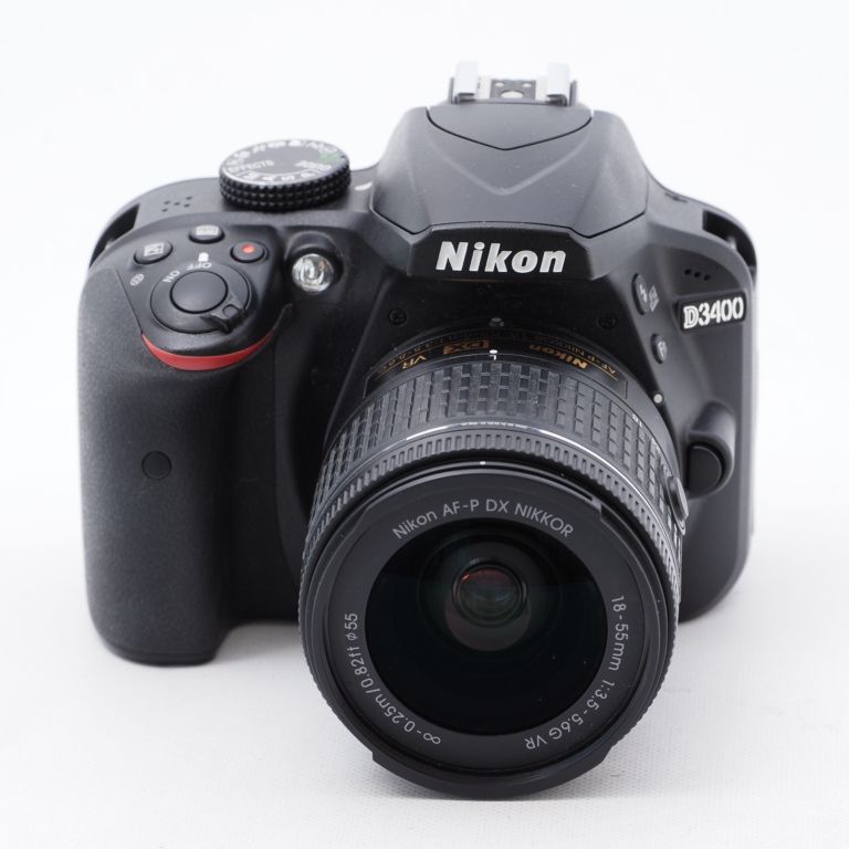 Nikon デジタル一眼レフカメラ D3400 AF-P 18-55 VR レンズキット ブラック D3400LKBK-