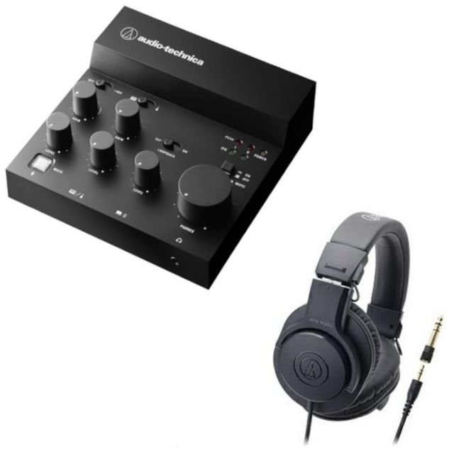 AUDIO-TECHNICA オーディオテクニカ AT-UMX3 USBミキサー ATH-M20X ヘッドホン
