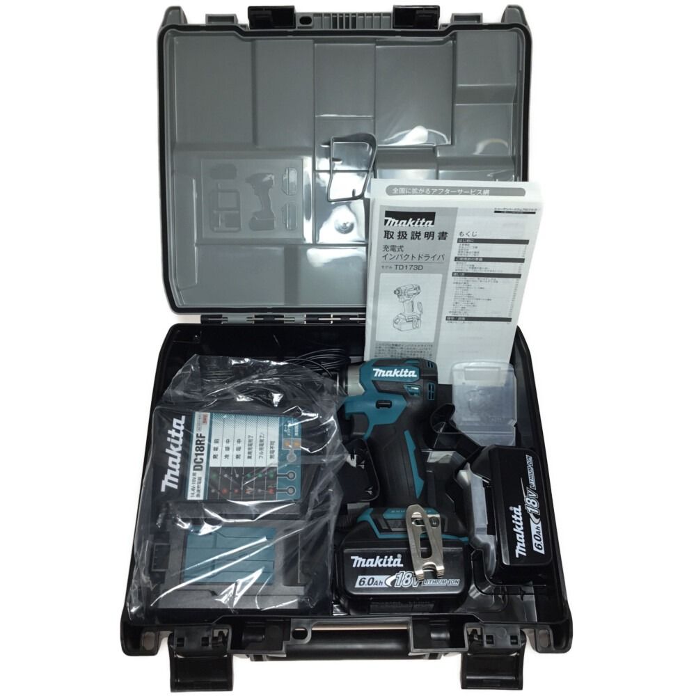 ♭♭MAKITA マキタ 充電式インパクトドライバ　18V　付属品完備 TD173DRGX 【3個まとめ】