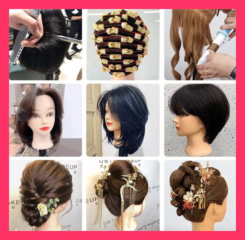 見なきゃ損する モデルヘッド カット練習用 マネキンヘッド