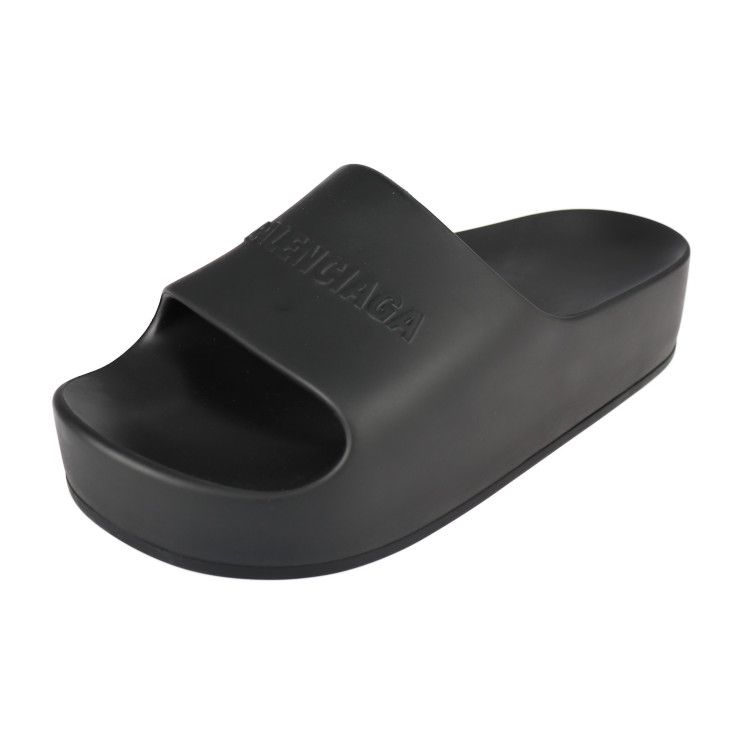 BALENCIAGA スライドサンダル スムース フラット厚底 rise 美品