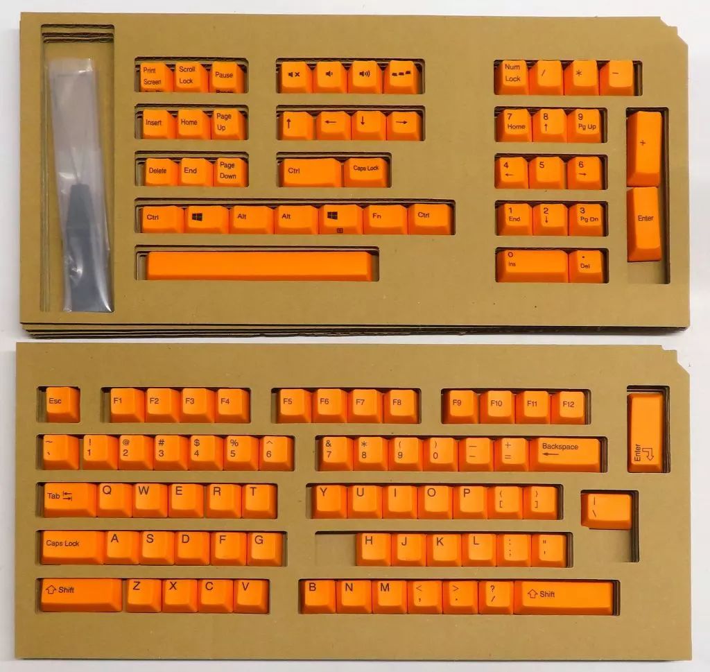 PCハード 東プレ Realforce キーキャップセット 英語配列 108キー|オレンジ R2-US-KT-OR