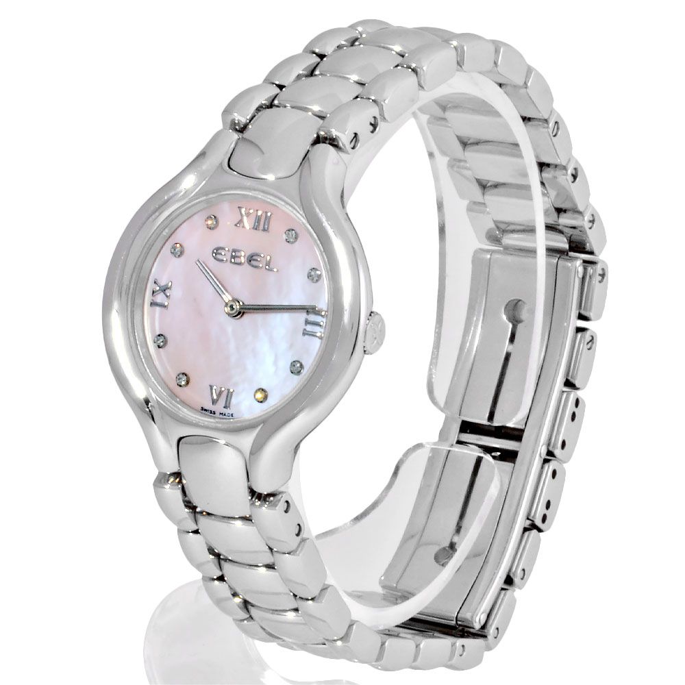 エベル EBEL E9976411 ベルーガ 腕時計 ピンクシェル文字盤 SS 8P  