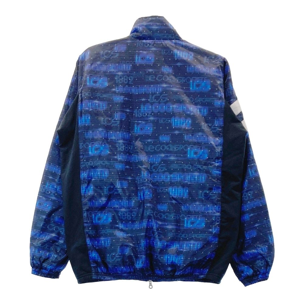 サイズ M LE COQ GOLF ルコックゴルフ 長袖 中綿 ジップジャケット ロゴ総柄 ネイビー系 240101505940 ゴルフウェア メンズ ストスト