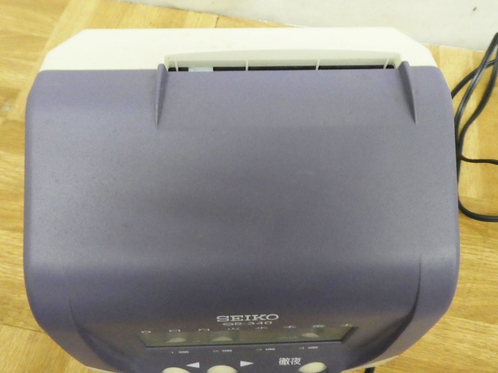 Q899【定価約2.5円】SEIKO タイムレコーダー QR-340 中古 動作品 /10