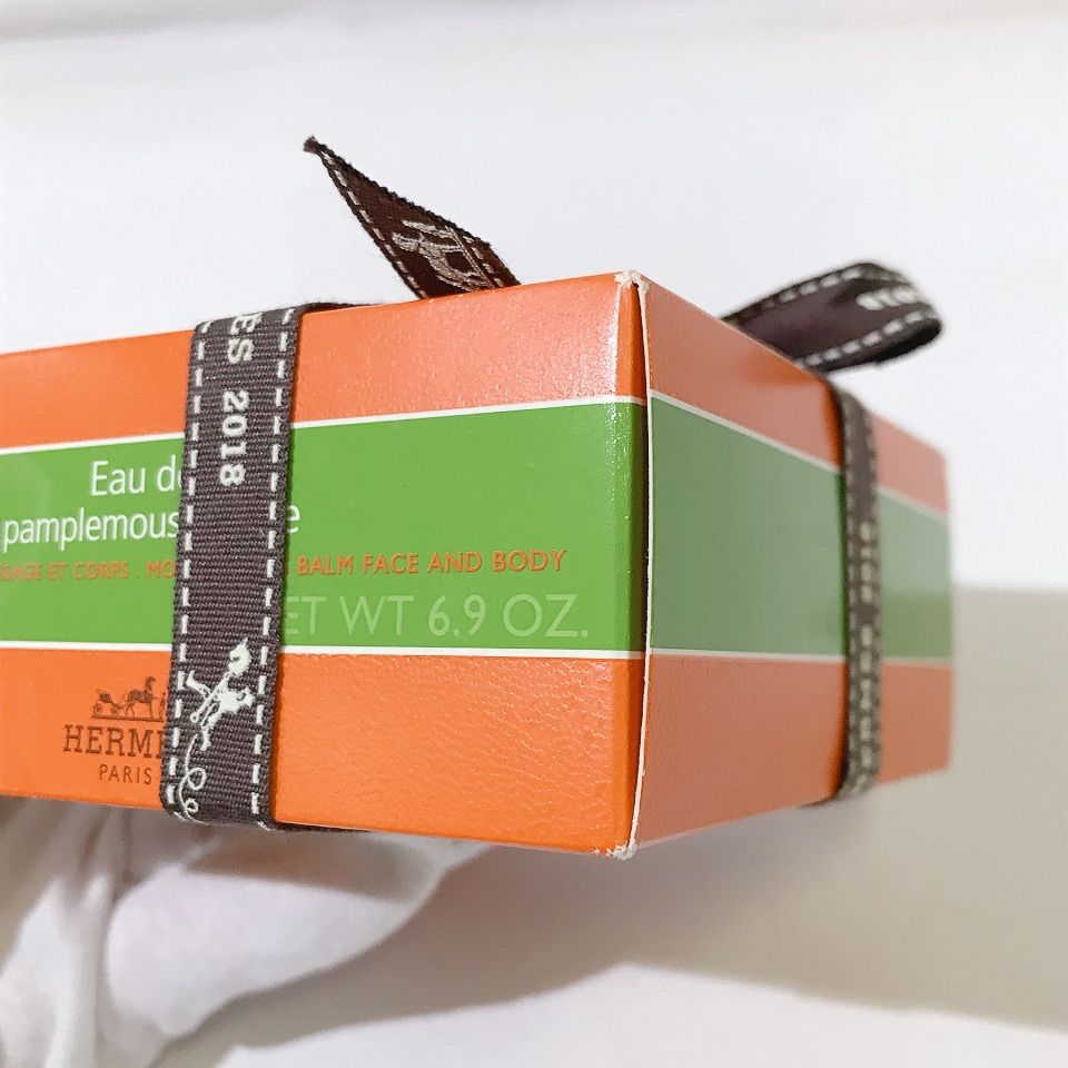 エルメスEau de pamplemousse roseボディクリーム200ML HERMES エルメス フェイス＆ボディクリーム 200ml 缶入り - メルカリ