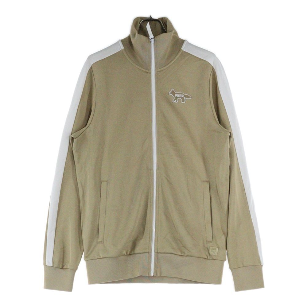 PUMA プーマ ×MAISON KITSUNE T7 TRACK TOP JACKET メゾンキツネ ロゴパッチ トラックジャケット ベージュ 530427-98
