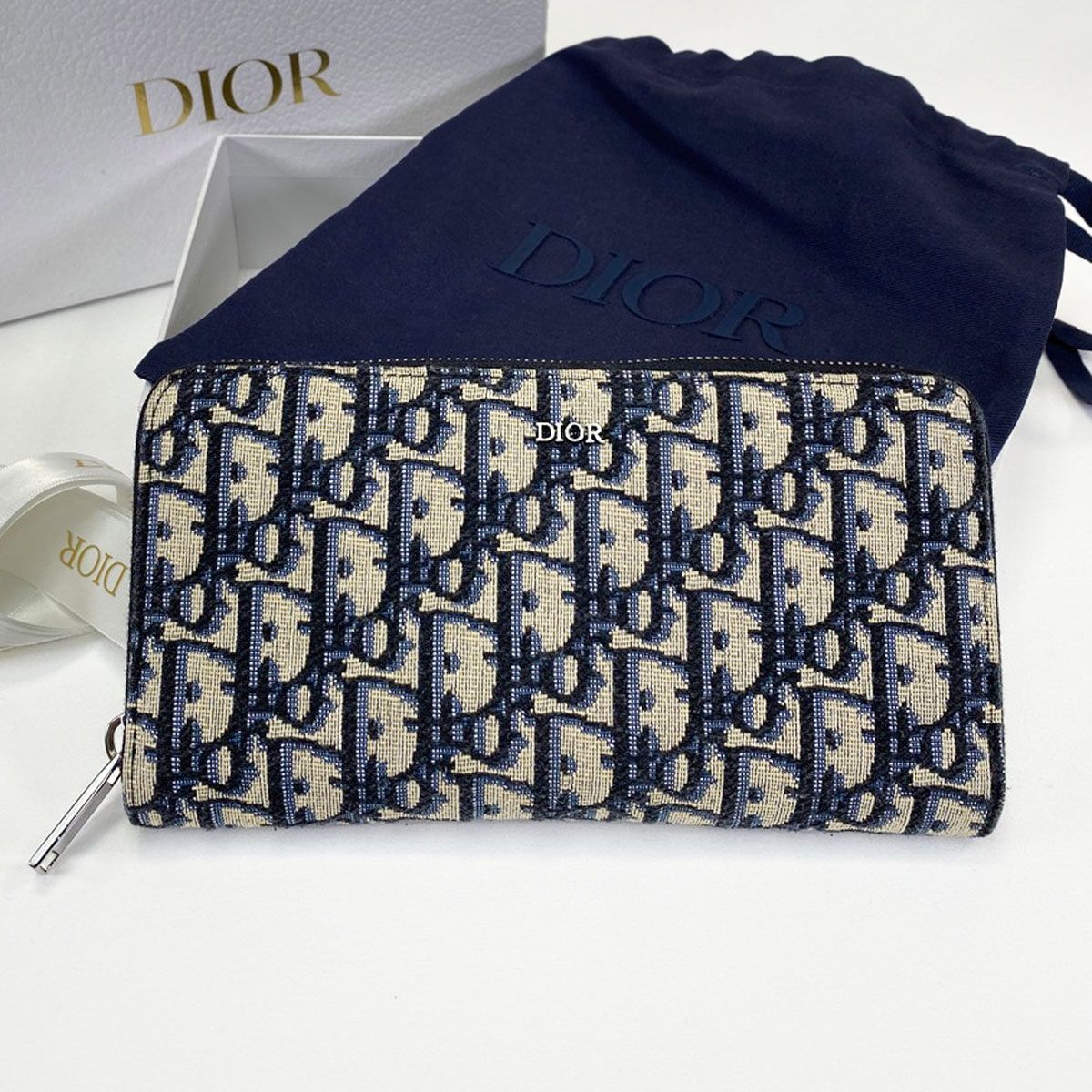 Dior トロッター オブリーク ジャカード 財布 2ESBC252YSE 9427 Dior トロッター オブリーク ジャカード 財布 2ESBC252YSE 9427