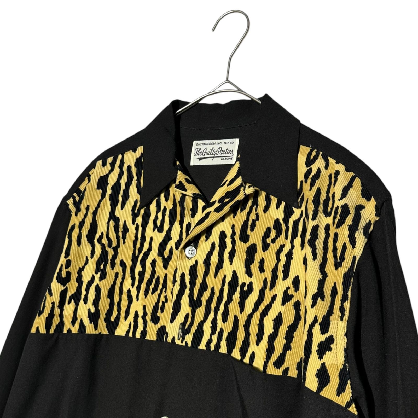WACKO MARIA(ワコマリア) TWO-TONE 50'S SHIRT leopard switching