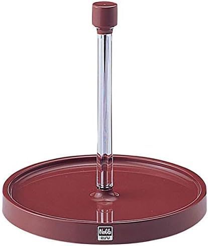 >回転カスター ブラウン< リス 調味料 回転トレー ブラウン 直径19.2×高さ19.7cm ノーブル 回転カスター