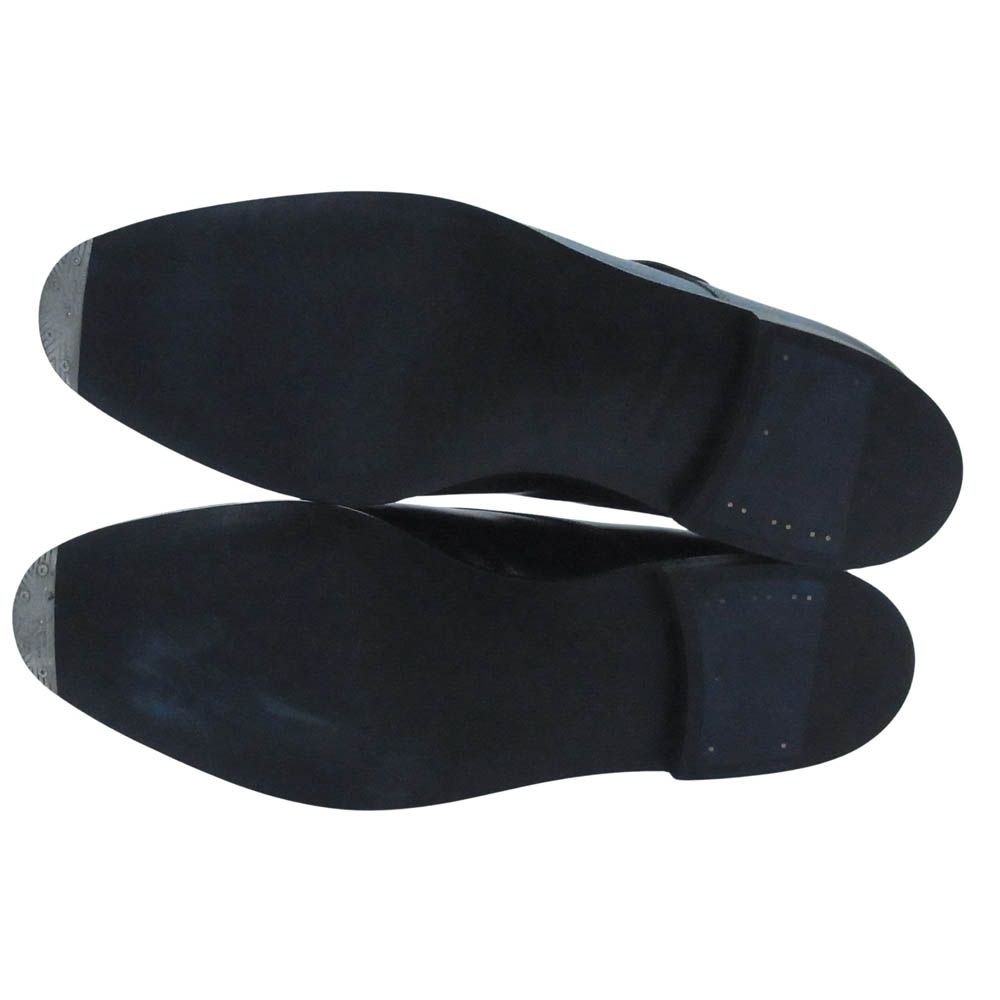 ジョンロブ ストラップ ドレスシューズ ネイビー 8.5 ジョンロブ