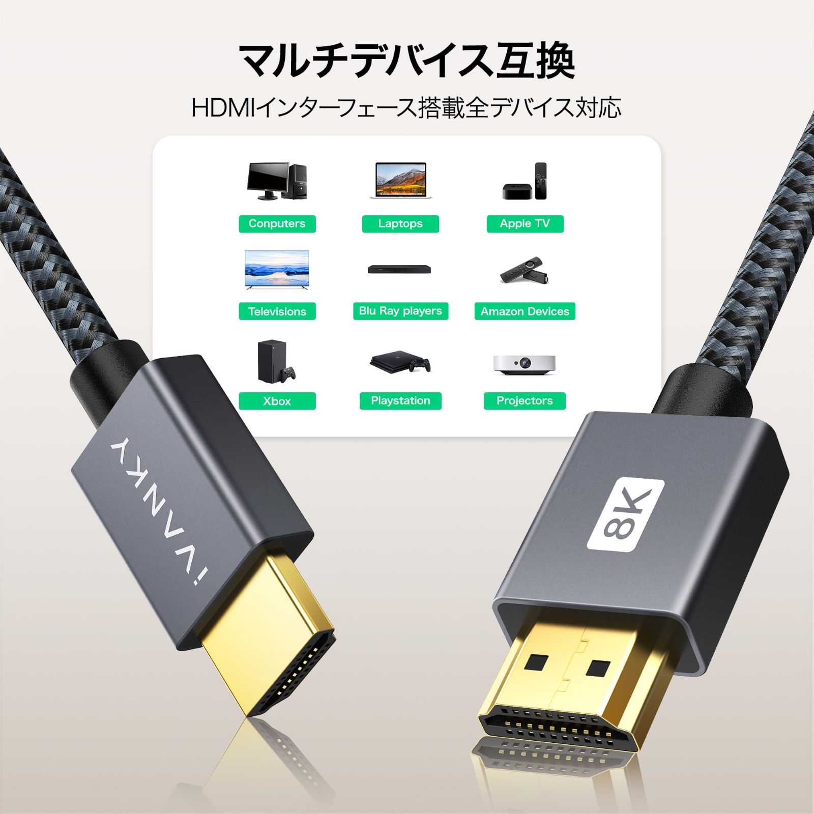 人気商品】Nintendo Switch PS5/PS4/3Xbox Apple TV HDMI2.0規格 Fire