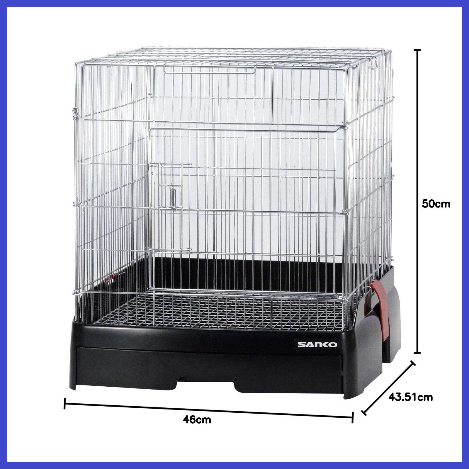 Sanko SANKO 三晃商会 イージーホーム40 BK 43.5×50×46ｃｍ デグー ファンシーラット ケージ