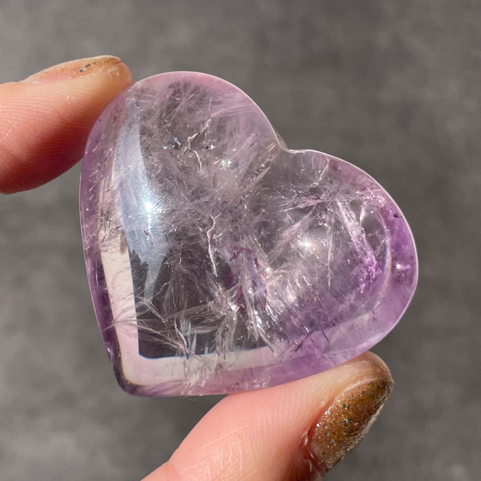 ブラジル産 ピンクアメジスト バニー うさぎ 干支 スタンド付き