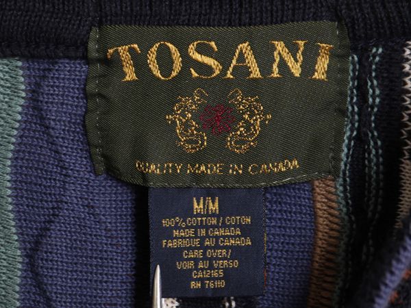 お得なクーポン配布中!】 90s カナダ製 TOSANI 3D 立体編み