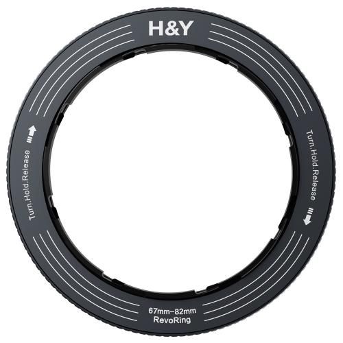  H＆Y RS 82-T 67-82 mm 可変式 ステップリング チタニウムグレー その他 レンズアクセサリー