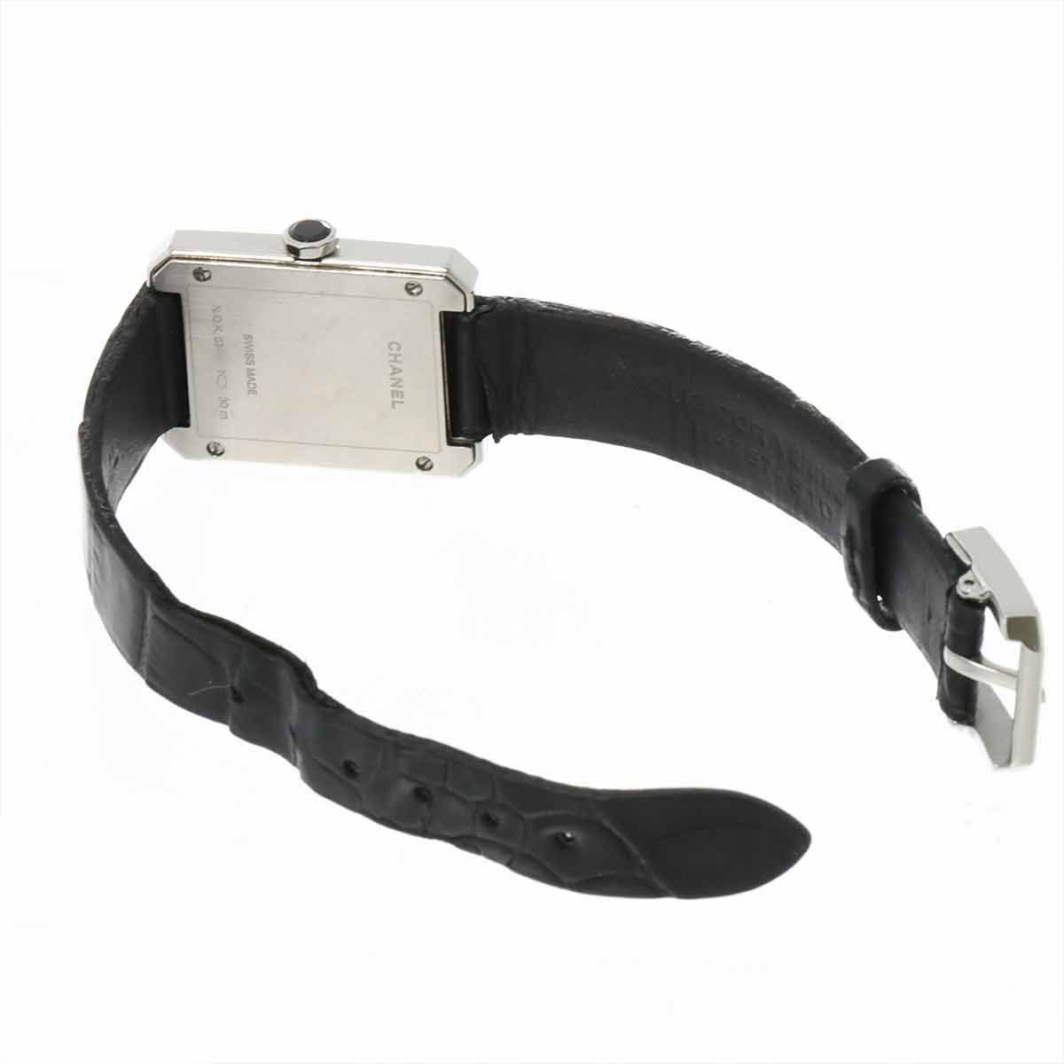 シャネル CHANEL ボーイフレンド H4883 ダイヤベゼル レディース 腕時計 ブラック クォーツ ウォッチ Boy Friend 90281702 シャネル CHANEL ボーイフレンド H4883 ダイヤベゼル レディース