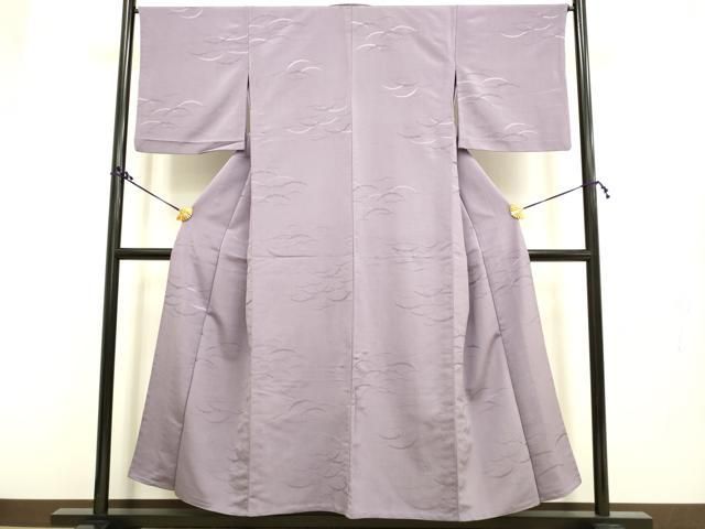 平和屋着物▽色無地　単衣　芝地紋　浅紫色　洗える着物　DAAR5289du 平和屋着物▽色無地 単衣 芝地紋 浅紫色 洗える着物 DAAR5289du - メルカリ