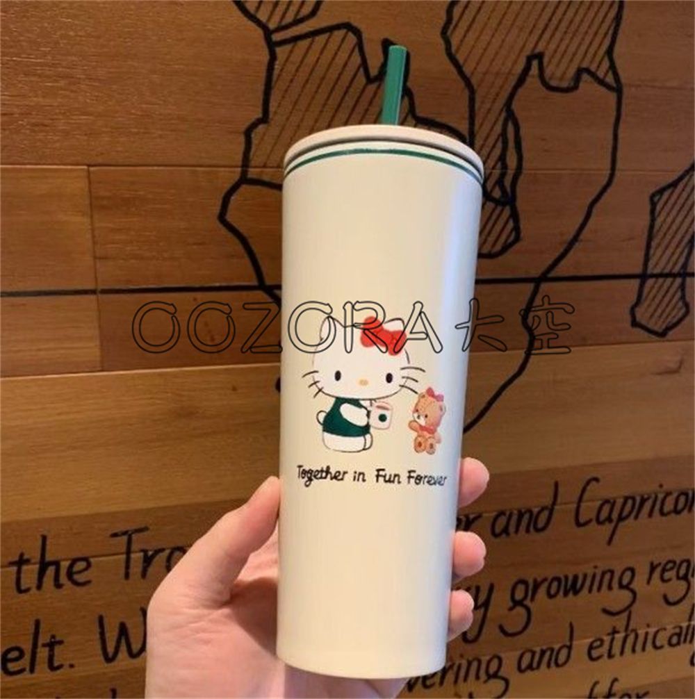 スターバックス×ハローキティコラボグッズ ステンレスタンブラー Amazon | ハローキティ 大容量600ml タンブラー 保冷 保温 二重