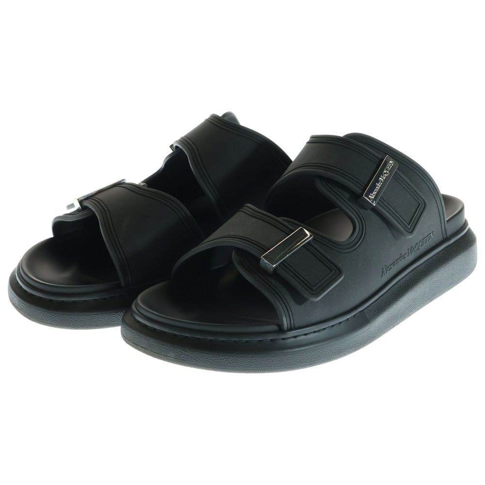Alexander McQueen アレキサンダーマックイーン ハイブリッドスライドサンダル ブラック 663563
